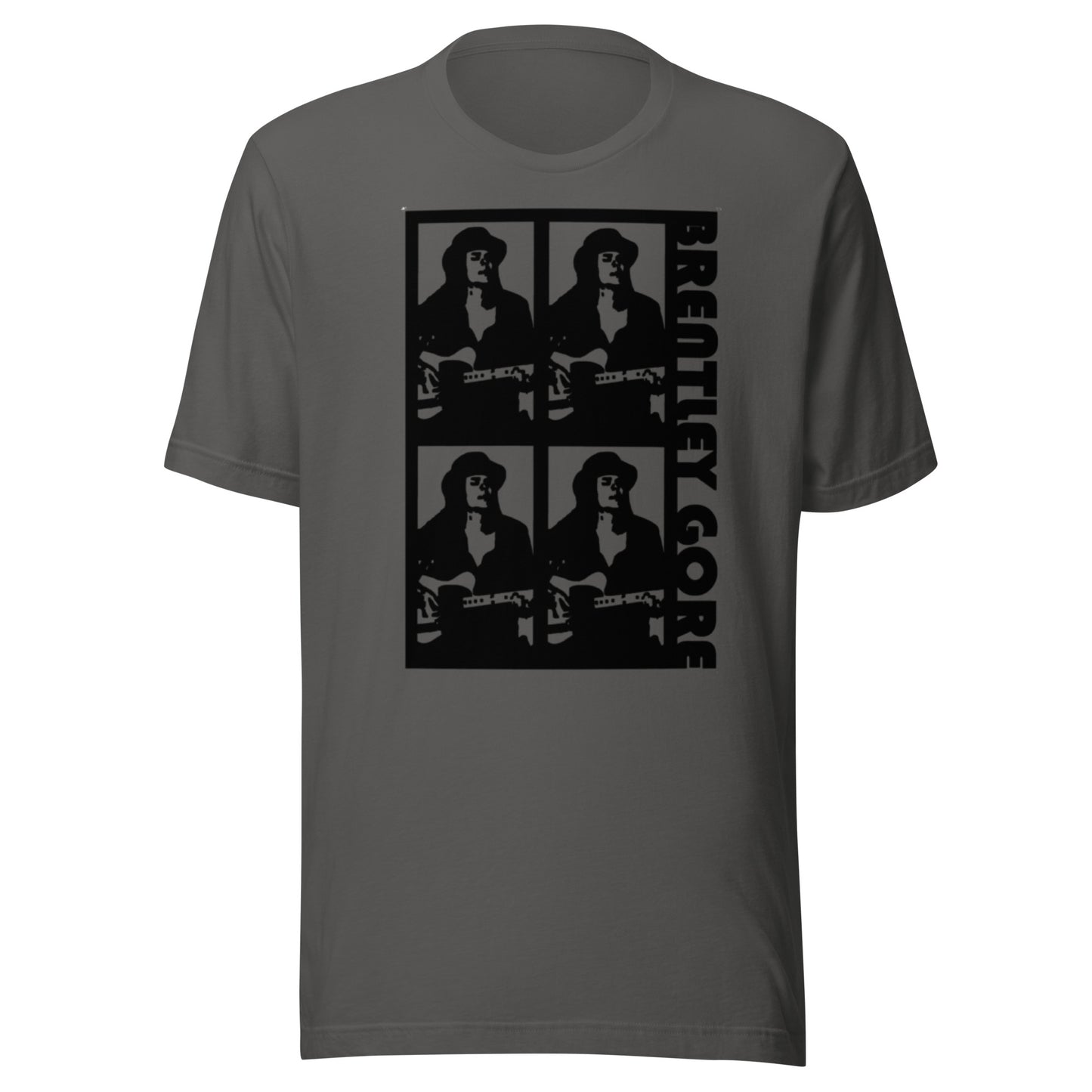 Brentley Gore 4 Square Hat/Guitar Unisex t-shirt