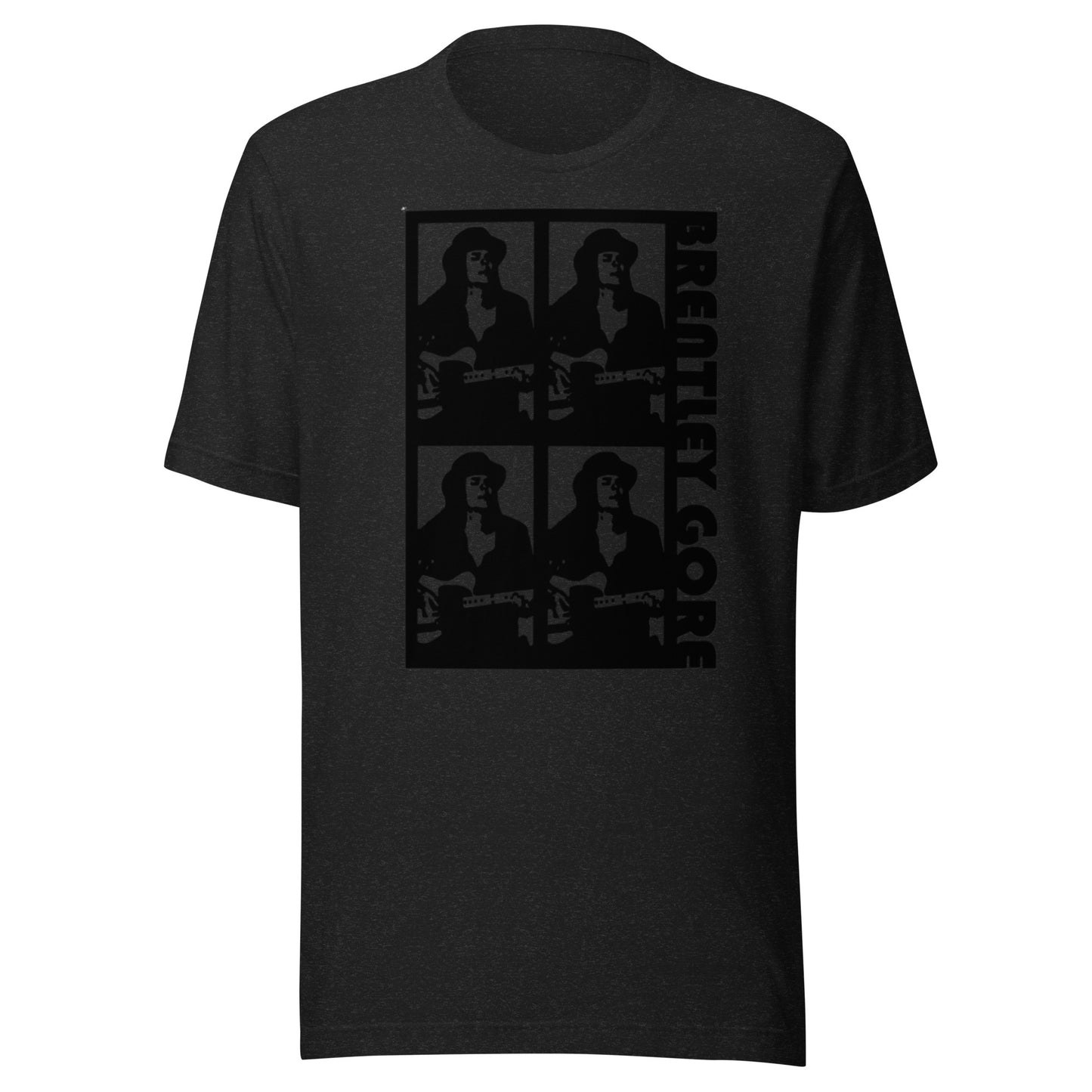 Brentley Gore 4 Square Hat/Guitar Unisex t-shirt
