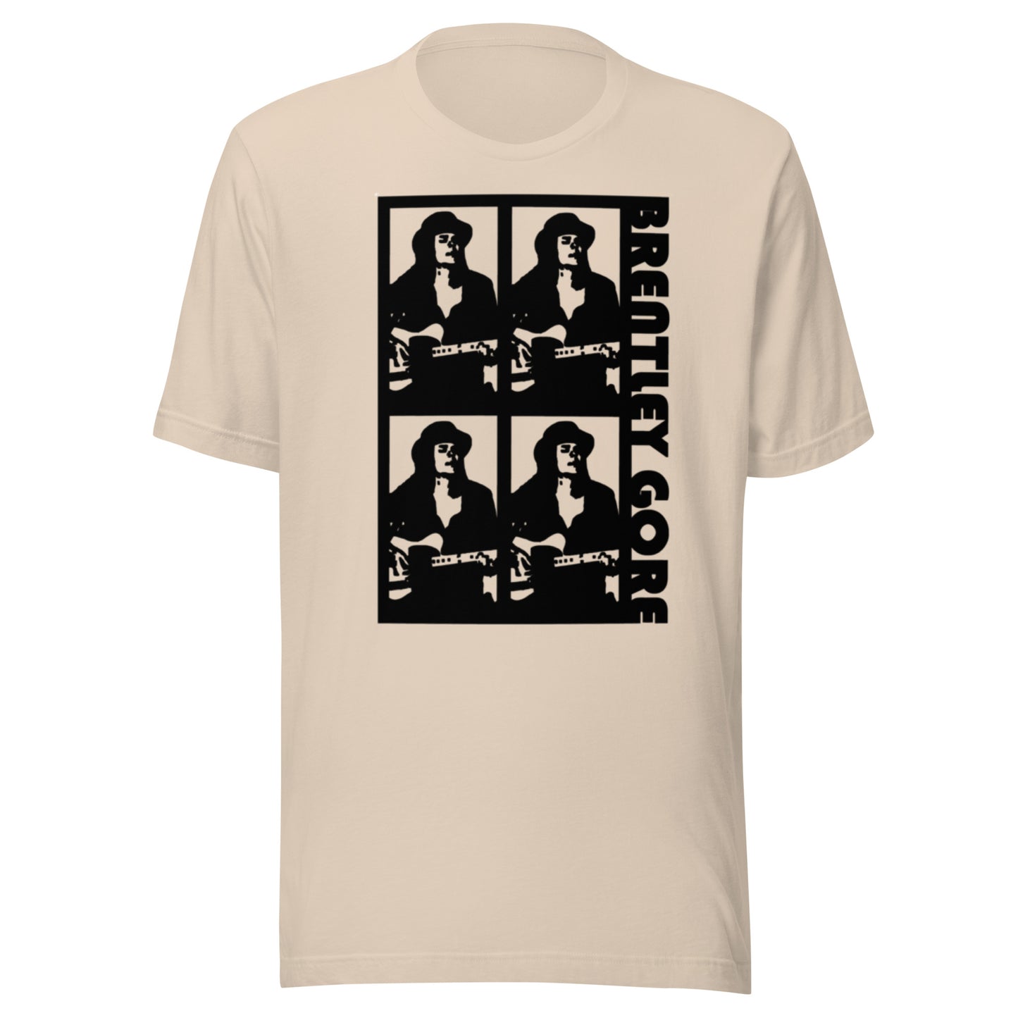 Brentley Gore 4 Square Hat/Guitar Unisex t-shirt